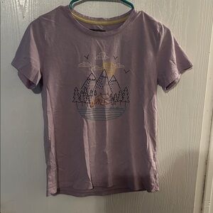 Eddie Bauer Lavender Kids Mountain Graphic Tee